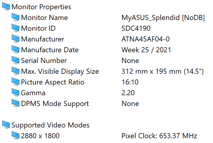 ASUS Zenbook Pro 14 OLED (UX6404)